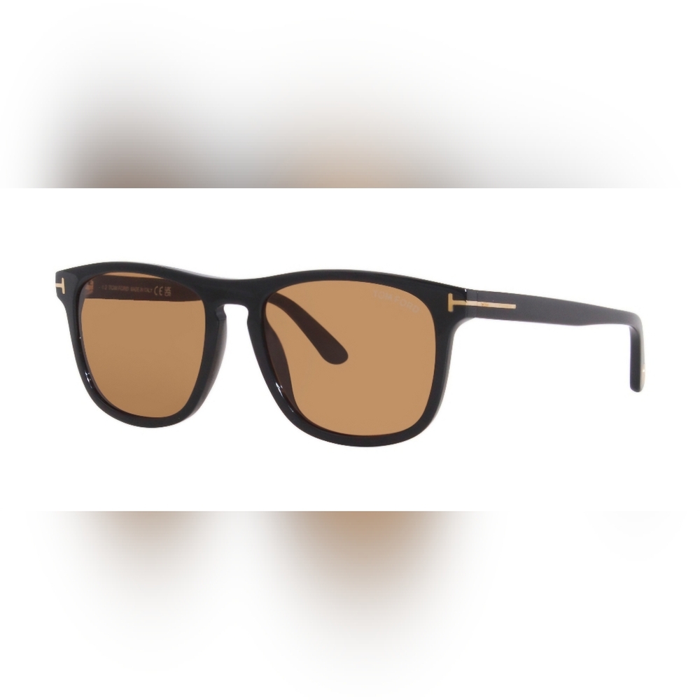 Tom Ford Gerard-02 TF930-F 01E Black Square Sunglasses Frame 56-19-145 sd*